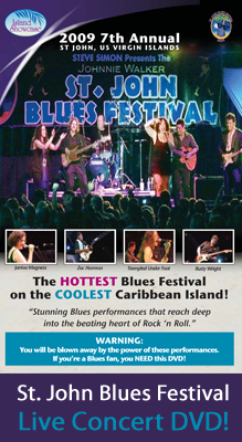 Blues Festival DVD St. John, USVI Purchase Blues Festival DVD St. John, USVI